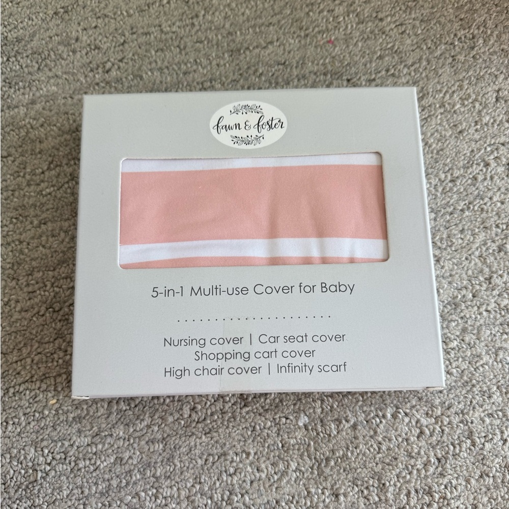 Peach Multi-use Baby Cover by